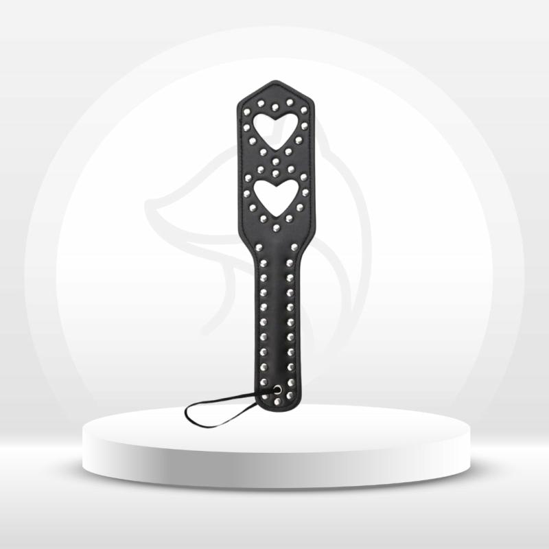 Bdsm Hearts Spanking Paddle Bondage Black-1